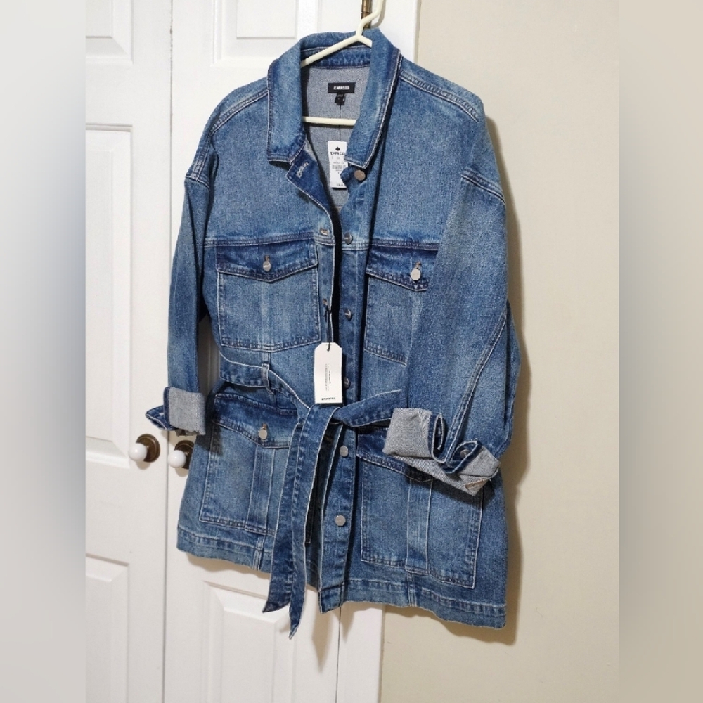 Denim Blue Women's Jacket by Zara